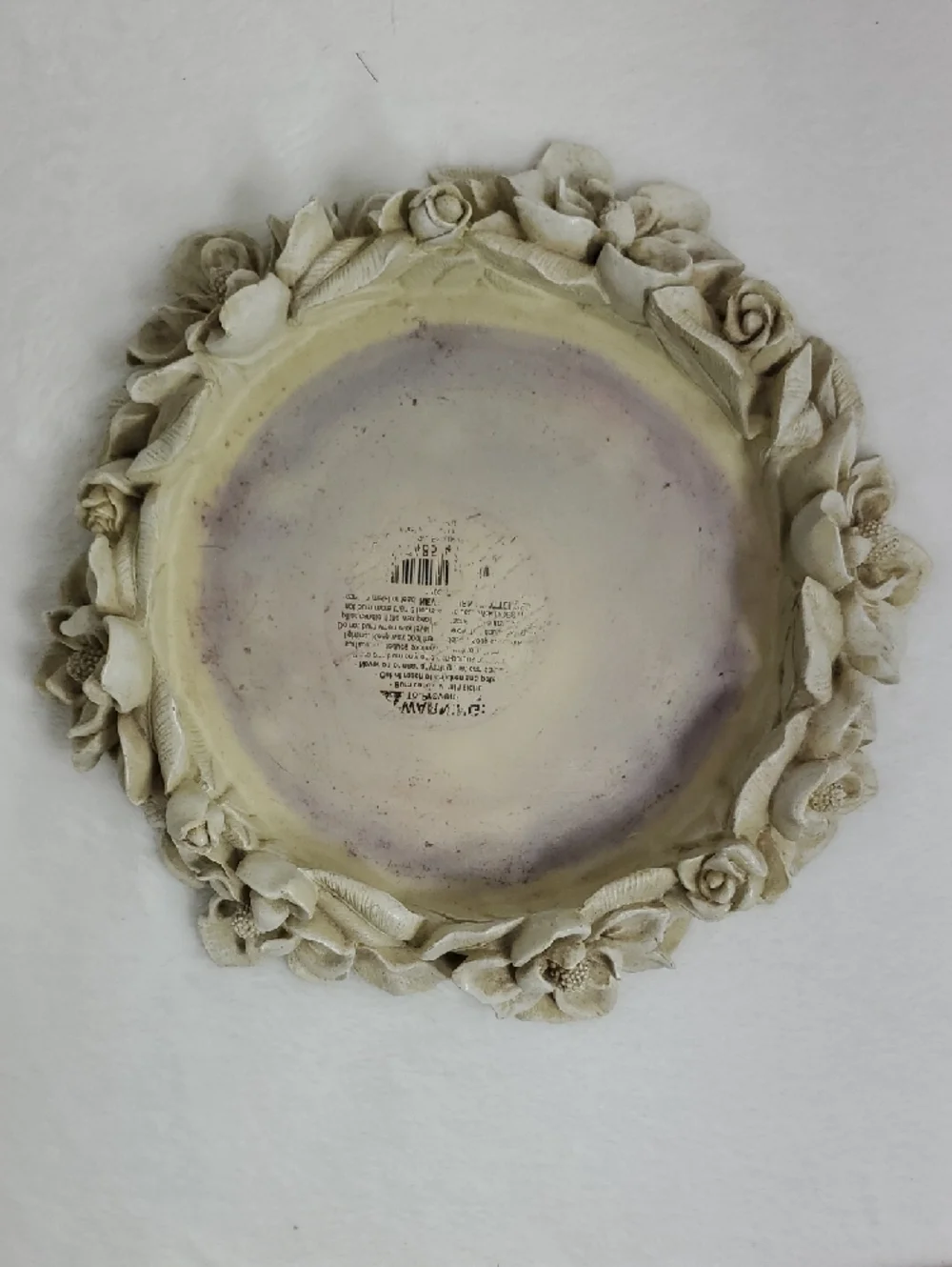 Magnolia Resin Decorative Candle Holder Flower Dish